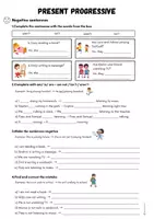 Vorschau - Arbeitsblätter - Present Progressive (positive, negative and questions) - Seite 2