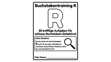 Vorschau - Arbeitsblätter - Buchstabe R - Übungsheft Klasse 1 - Seite 1