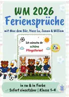 Vorschau - Mal- und Bastelvorlagen - KOSTENLOS: Feriengruß Pfingstferien (Klasse 1-4) - Deckblatt
