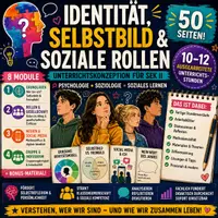 Vorschau - Unterrichtsreihen - Identität, Selbstbild & soziale Rollen – Unterrichtskonzeption für soziales Lernen in der Sek II - Deckblatt