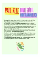 Vorschau - Arbeitsblätter - EINFACH KUNST: PAUL KLEE HÄUSERSTADT – SCHRITT FÜR SCHRITT ANLEITUNG (4 Unterrichtseinheiten, ohne Vorbereitung) - Seite 1