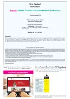 Vorschau - Arbeitsblätter - Fit in Deutsch Grundlagen: Aktives Zuhören, Kommunikation, Diskussion | Deutsch Sekundarstufe Klasse 8-13 | Arbeitsblätter Kopiervorlagen Freiarbeit mit Lösungen - Seite 1