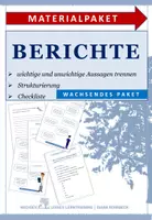 Vorschau - Arbeitsblätter - Deutsch: Berichte schreiben - Deckblatt