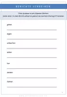 Vorschau - Arbeitsblätter - Deutsch: Berichte schreiben - Seite 3
