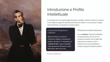 anteprima - Presentazioni / Lavagne - Alessandro Manzoni: Vita, Poetica e Opere - Pagina 2