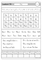 Vorschau - Arbeitsblätter - Leseblätter passend zum ZEBRA - Teil B I Klasse 1 I Grundschrift - Seite 1