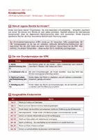 Vorschau - Arbeitsblätter - Kinderrechte - UN-Kinderrechtskonvention - Seite 1