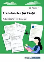 Vorschau - Arbeitsblätter - Fremdwörter für Profis – ab Klasse 9 - Deckblatt