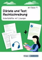 Vorschau - Test - Diktate und Test: Rechtschreibung – ab Klasse 9 - Deckblatt