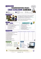 Vorschau - Stundenentwürfe - Kriminalgeschichte schreiben | Deutsch & Digitale Grundbildung - Seite 1
