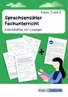 Vorschau - Arbeitsblätter - Sprachsensibler Fachunterricht – Klasse 5 und 6 - Deckblatt