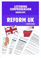 Vorschau - Stundenentwürfe - Reform UK (Listening Comprehension/Hörverstehen) - Deckblatt