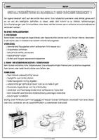 Vorschau - Arbeitsblätter - Unfallverhütung (Gefahren) im Haushalt – Sachtexte und Arbeitsblätter (7./8. Klasse) - Seite 1