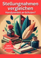 Vorschau - Arbeitsblätter - Stellungnahmen vergleichen - Handyverbot an Schulen? - Deckblatt
