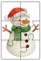 anteprima - Materiale interattivo - 🎄Puzzle natalizi | PDF Gratuito - Pagina 3