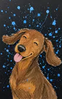 Vorschau - Mal- und Bastelvorlagen - Der Schüttelhund - Action Painting - Bewegung im Bild darstellen - Seite 3