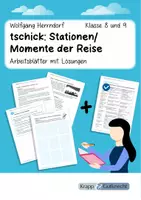Vorschau - Arbeitsblätter - Tschick – Stationen/Momente der Reise - Deckblatt