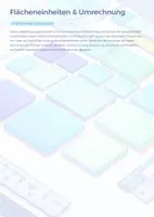 Vorschau - Unterrichtsreihen - Flächeneinheiten & Umrechnung – Große Unterrichtsreihe Mathematik Sek I - Deckblatt