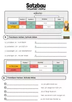 Vorschau - Arbeitsblätter - Zusammengesetzte Verben (Satzbau: alle Satzarten) - Seite 2