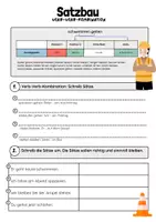 Vorschau - Arbeitsblätter - Zusammengesetzte Verben (Satzbau: alle Satzarten) - Seite 3