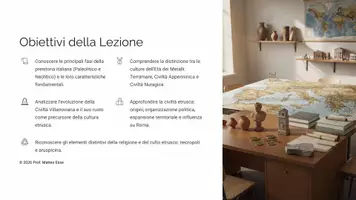 anteprima - Presentazioni / Lavagne - L’Italia Preromana e gli Etruschi – Lezione Pronta - Pagina 1