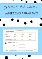 Vorschau - Arbeitsblätter - Merkblatt Grammatik Imperativo afirmativo - Deckblatt