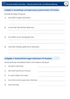 Vorschau - Stundenentwürfe - Deutsch Klasse 5/6: Klassenarbeit - Groß- und Kleinschreibung - Seite 3