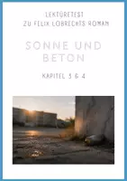 Vorschau - Stundenentwürfe - Sonne und Beton Lobrecht Lektüretest Kapitel 3 & 4 - Deckblatt