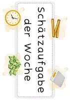 Vorschau - Arbeitsblätter - Schätzaufgabe der Woche I Flächeninhalt I Schätzen - Seite 1