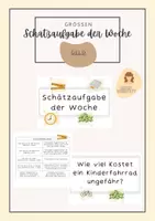 Vorschau - Poster - Schätzen | Schätzaufgabe der Woche | Paket | Klasse 3 - Seite 1