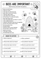 Vorschau - Arbeitsblätter - World Bee Day Worksheets - Seite 1