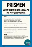 Vorschau - Stationenlernen - Geometrische Körper Volumen und Oberfläche von Prismen berechnen - Seite 1