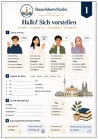 Vorschau - Arbeitsblätter - Deutsch A1 – Mein erster Deutschkurs – Starter Workbook - Seite 1