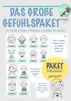 Vorschau - Fördermaterial/Inklusion - Gefühle verstehen & ausdrücken – Trivsel Gefühlspaket für Grundschule & DaZ - Deckblatt