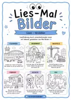 Vorschau - Arbeitsblätter - Lies-Mal Texte - Lesen & Malen - Deckblatt