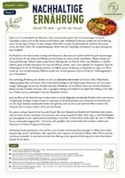 Vorschau - Stundenentwürfe - Nachhaltige Ernährung verstehen – Umwelt, Konsum & bewusste Ernährung | Naturwissenschaften Klasse 9 - Seite 1
