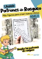 Vista previa - Hojas de trabajo - Actividad de Rasgueo en Ukelele Nivel 2 | Patrones Rítmicos - Portada