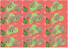 Vista previa - Juegos / Gamificación - Safari en Kenia Juego de conteo - página 1
