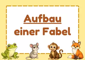Vorschau - Poster - Aufbau einer Fabel – Schritt für Schritt erklärt - Kl. 5/6 - Seite 2