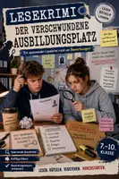 Vorschau - Arbeitsblätter - Lesekrimi Klasse 7-10. Der verschwundene Ausbildungsplatz - Deckblatt