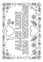 Vorschau - Arbeitsblätter - VATERTAG - Ausmalbilder, Geschenkkarten - Seite 3