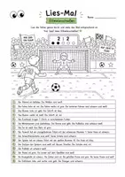 Vorschau - Arbeitsblätter - Lies-Mal Fußball-WM ⚽ – Lesen & Malen - Seite 2
