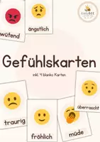 Vorschau - Spiele - Freebie: Gefühlskarten für Schule & DaZ - Deckblatt