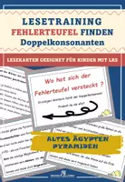 Vorschau - Fördermaterial/Inklusion - Pyramiden Spezial: Fehlerteufel Lesekarten Doppelkonsonanten - Deckblatt