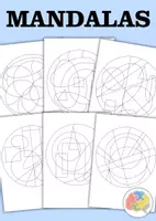 Vorschau - Arbeitsblätter - Ausmalbilder Mandala - kreative Auszeit für zwischendurch - Deckblatt