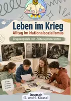 Vorschau - Arbeitsblätter - Nationalsozialismus & 2. Weltkrieg | Zeitzeugenberichte - Deckblatt