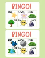 Vista previa - Juegos / Gamificación - BINGO Nature Vocabulary / Vocabulario naturaleza - página 1