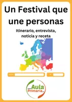Vista previa - Unidades / Secuencias / Situaciones de Aprendizaje - Viaje Eurovisivo: Itinerario, noticia, entrevista y receta - Portada