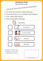 Vista previa - Unidades / Secuencias / Situaciones de Aprendizaje - Viaje Eurovisivo: Itinerario, noticia, entrevista y receta - página 2
