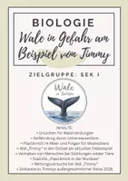 Vorschau - Arbeitsblätter - Wale in Gefahr – Walstrandungen, Plastikmüll und der Fall „Timmy“ - Deckblatt